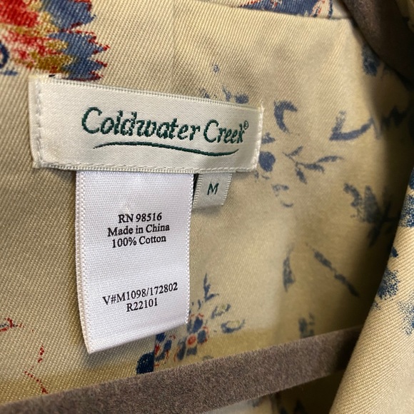 Cold water Creek 100% cotton twill blazer - Picture 4 of 4